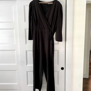 Julia Jordan black wrap jumpsuit